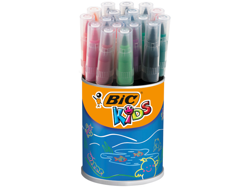 BIC Kids Visa - tusser - 18 stk