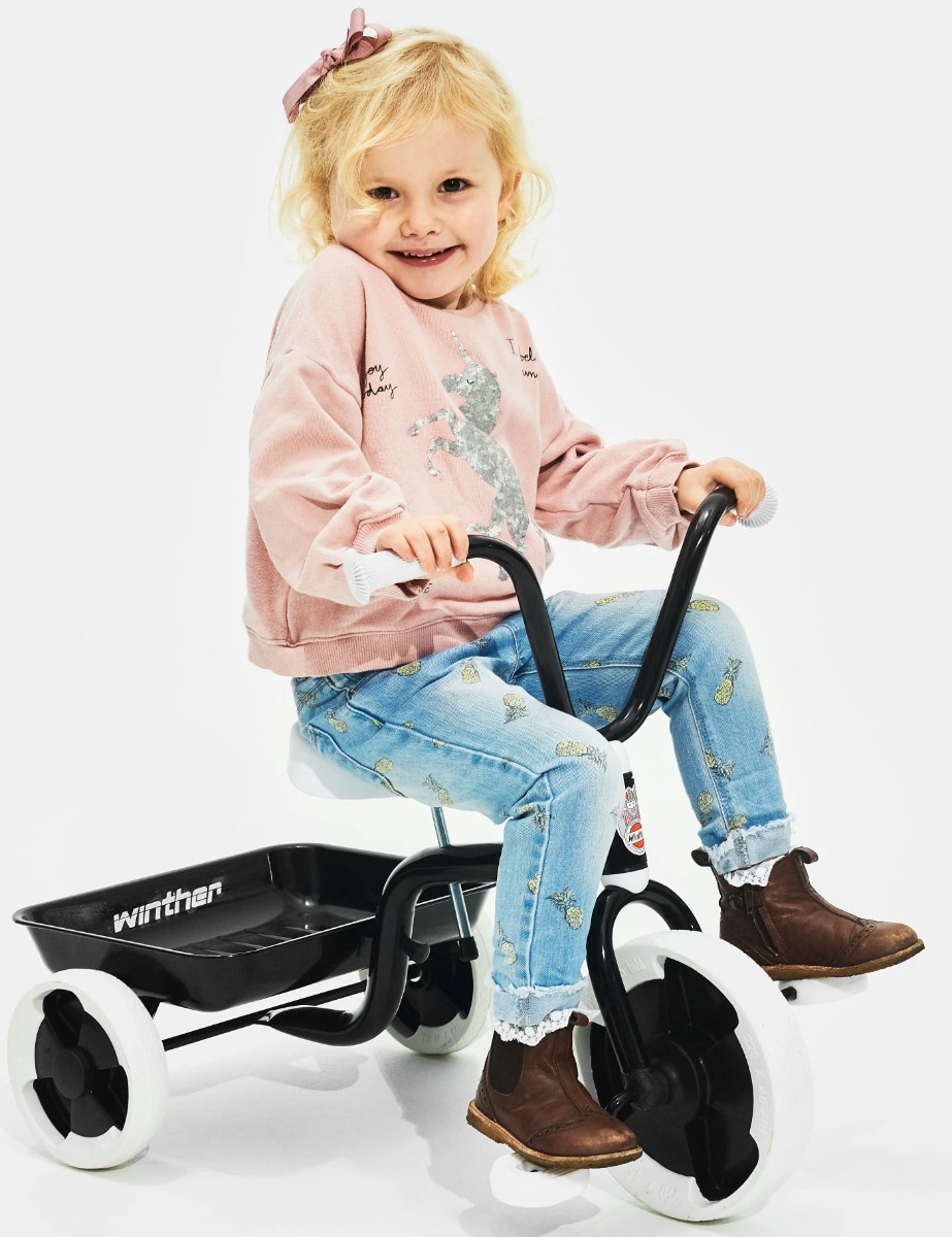 Winther 3-hjulet cykel - Sort