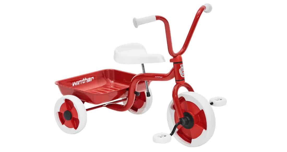Winther 3-hjulet Cykel - Rød