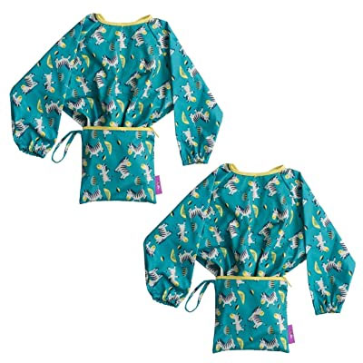 Tidy Tot Twin Pack 2 stk. Cover & Catch hagesmæk - Zebra